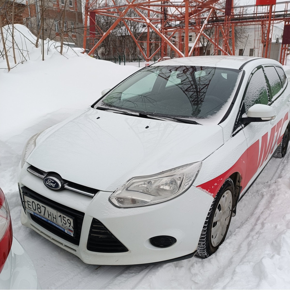 Ford Focus Е087НН159 (2013) Пермь